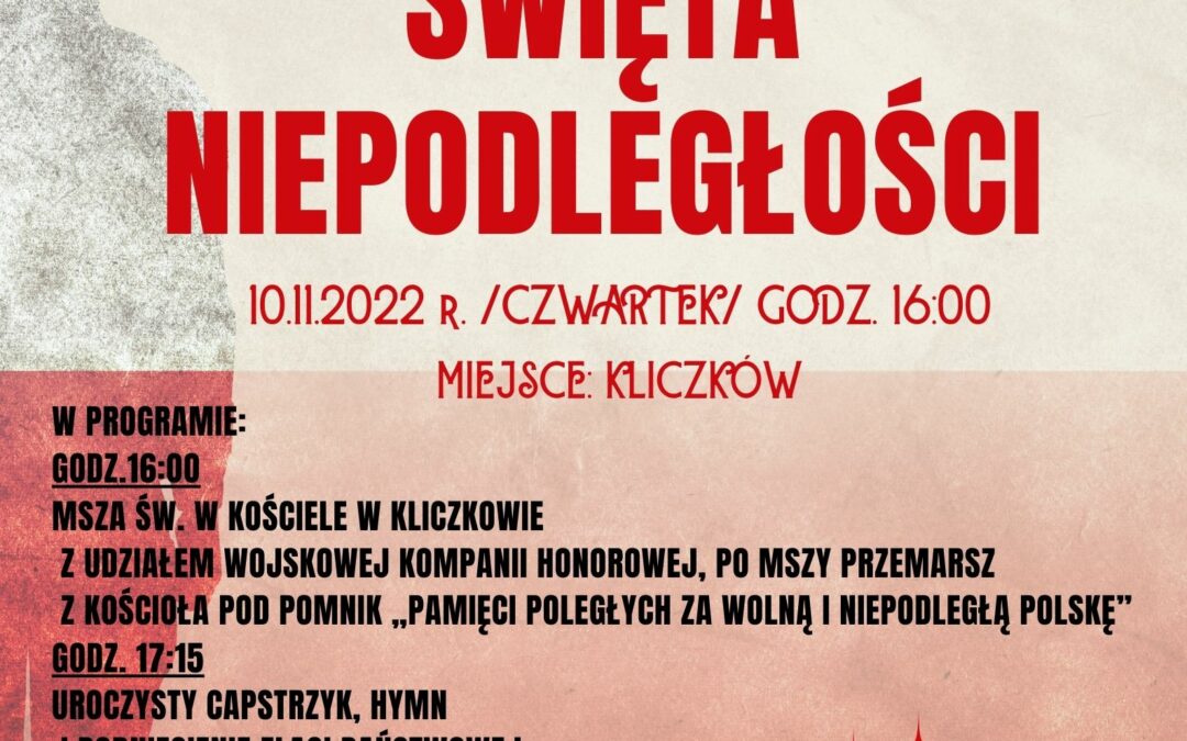 OBCHODY NARODOWEGO ŚWIĘTA NIEPODLEGŁOŚCI