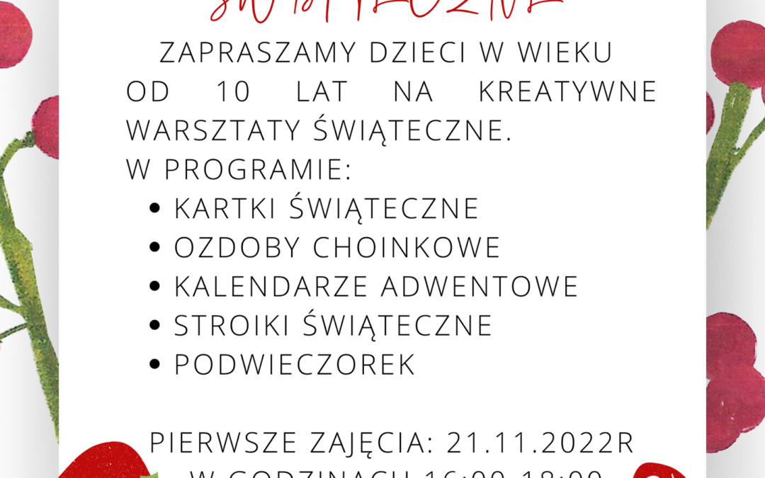 WARSZTATY ŚWIĄTECZNE