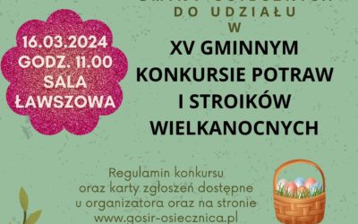 XXV GMINNY KONKURS POTRAW I STROIKÓW WIELKANOCNYCH