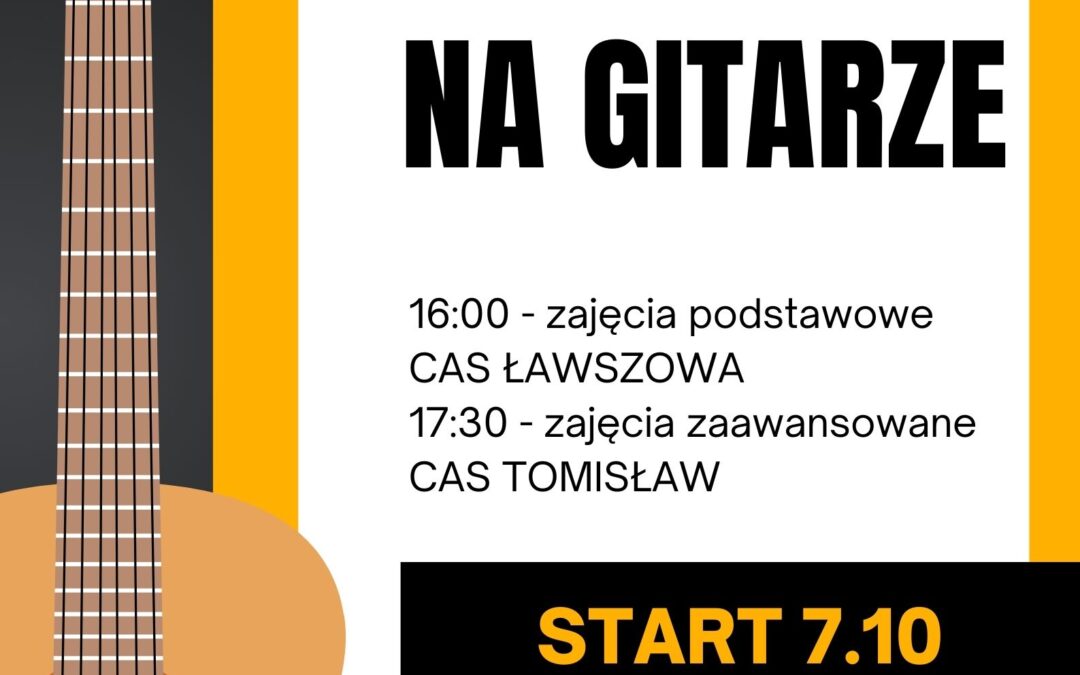 ZAJĘCIA NAUKI NA GITARZE