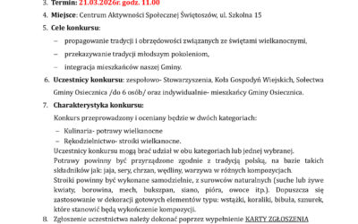 REGULAMIN KONKURSU POTRAW I STROIKÓW